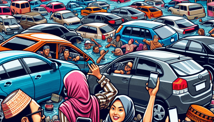 Pengunjung Wisata Kali Talang Terhambat Akibat Parkir Semrawut
