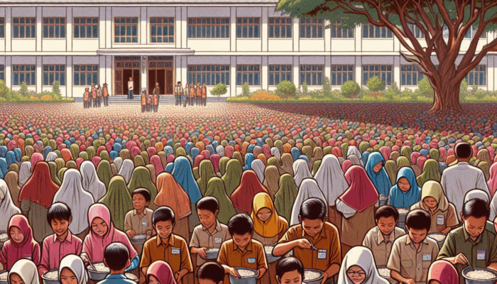 850 Siswa SMPN 4 Blitar Terima Makan Bergizi Gratis, Distribusi Molor Satu Jam