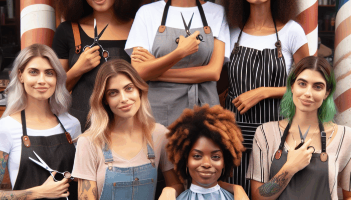 8 Perempuan Tembus Stereotip Melalui Pelatihan Barbershop di Blitar