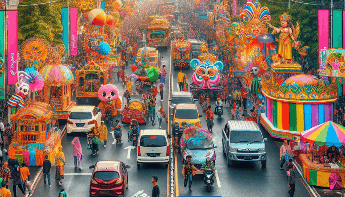 Puncak BEN Carnival Tutup Jalan Protokol, Tarif Parkir Reguler Diberlakukan