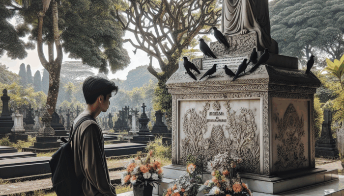 Kaesang Pangarep Ziarah ke Makam Bung Karno di Blitar