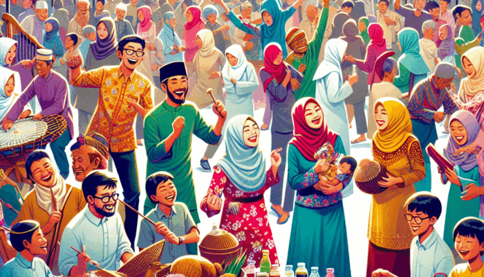 Keceriaan Masyarakat dalam Acara Pesta Lokal