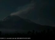 Gunung Lewotobi Laki-laki Masih Berstatus Level IV Awas Setelah Tiga Kali Erupsi