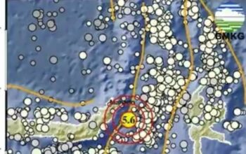 Gempa Magnitudo 5,7 Guncang Bitung, Sulawesi Utara, Tanpa Tsunami