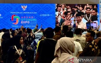 Presiden Prabowo Resmikan Apkasi Otonomi Expo 2025 di ICE BSD