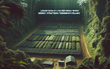 Ladang Ganja di Gandusari Tak Kecurigai Warga Berkat Strategi Tersembunyi Pelaku
