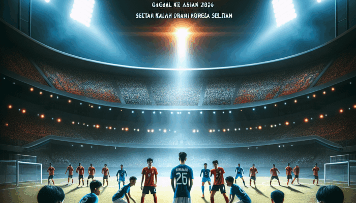 Timnas U23 Indonesia Gagal Ke AFC U23 Asian Cup 2026 setelah Kalah dari Korea Selatan