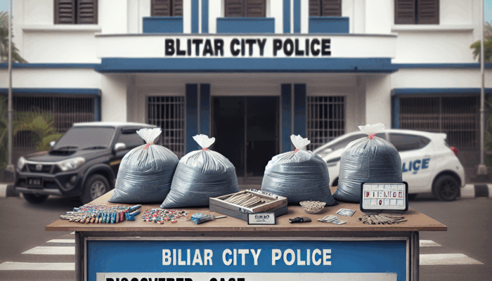 Polres Blitar Kota Ungkap Kasus Narkoba, Amankan 1.403 Pil Dobel L dan 820 Batang Ganja