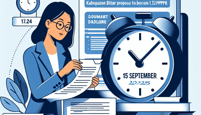 Kabupaten Blitar Usulkan 1.724 Non-ASN Jadi PPPK Paruh Waktu, Batas Dokumen 15 September 2025