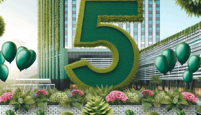 HUT KE-5 RSUD Srengat Ganti Karangan Bunga dengan Tabulampot untuk Dukung Eco Green Office