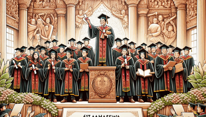 617 Mahasiswa UNU Blitar Wisuda, Siap Bangun Peradaban Cerdas dan Berbudaya
