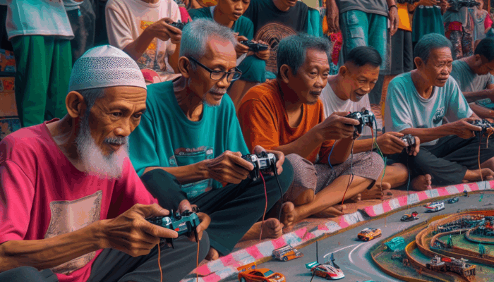 Mainan Remote Kontrol Jadi Hobi Ayah-Ayah di Blitar