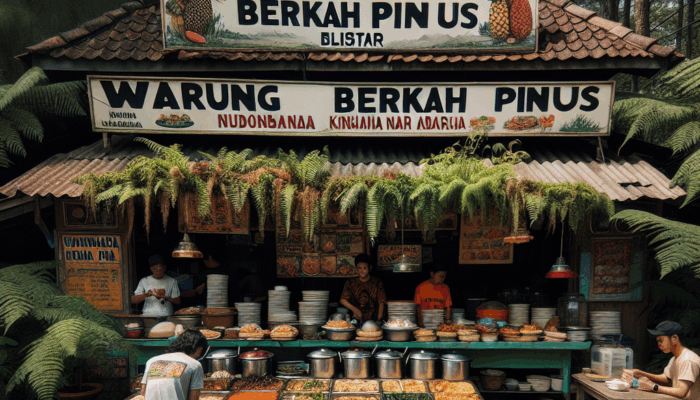 Warung Berkah Pinus: Makan Prasmanan Terjangkau di Blitar untuk Beramal