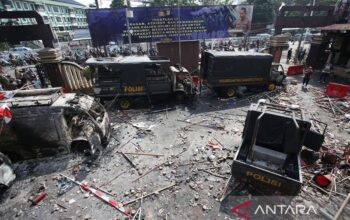 Sembilan Tersangka Perusakan Polsek dan Polres Jakarta Timur Ditentukan setelah Aksi Demonstrasi Anarkis