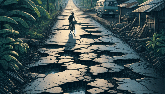 Jalan Rosak Parah di Desa Candirejo, Pengendara Harus Ekstra Hati-Hati