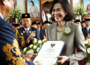 Pelantikan Khusna Lindarti sebagai Sekda Kabupaten Blitar