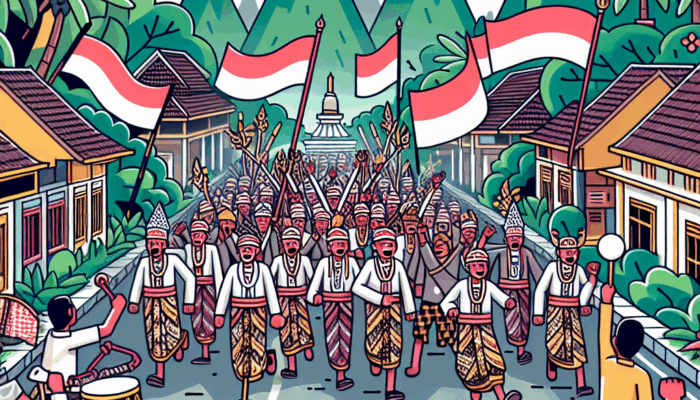 Gerak Jalan Tradisional Bakung-Lodoyo Kembali Digelar Setelah 8 Tahun Vakum