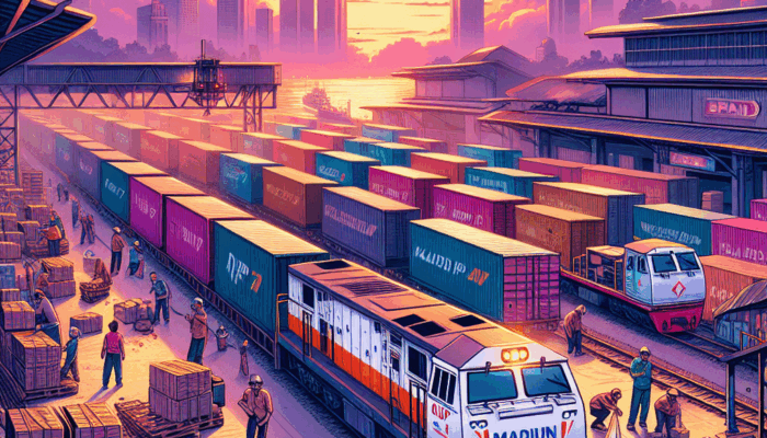 KAI Daop 7 Madiun Catat Angkutan Barang 44 Ribu Ton hingga September 2025