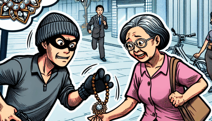 Penjambretan Terekam CCTV, Korban Enggan Laporkan karena Kalung Imitasi