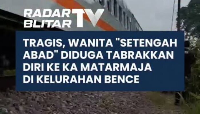Kecelakaan Tragis di Blitar, Perempuan Tewas Tertabrak Kereta Api Matarmaja