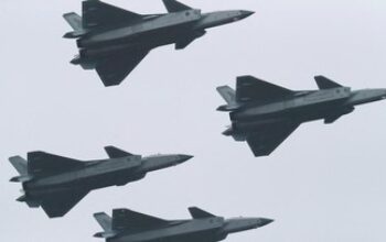 Jet Tempur J-20 China Terbang di Selat Korea Tanpa Terdeteksi